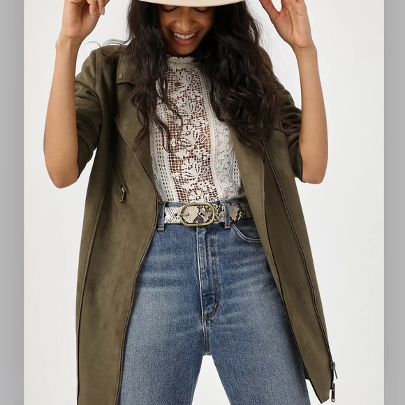 SOLD💥Anthropologie Ripley Sueded Moto Jacket⭐️NWT - Picture 6 of 13